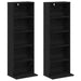 Dulap pentru CD-uri 2 buc. Stejar Negru 33 x 23,5 x 97,5 cm - WALTI WALTI