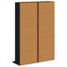 Dulap pentru CD-uri 2 buc. Stejar Negru 33 x 23,5 x 97,5 cm - WALTI WALTI