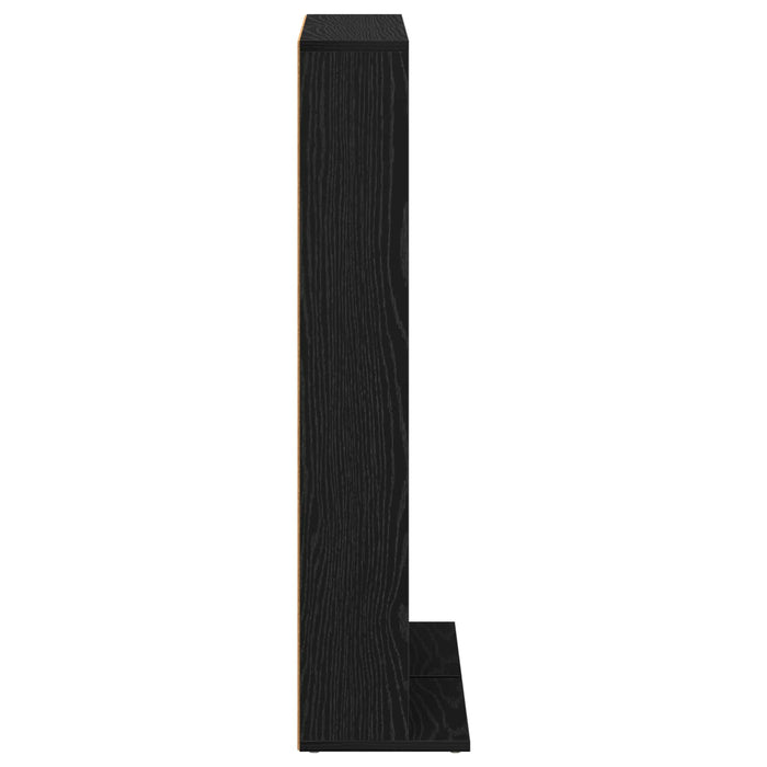 Dulap pentru CD-uri 2 buc. Stejar Negru 33 x 23,5 x 97,5 cm - WALTI WALTI