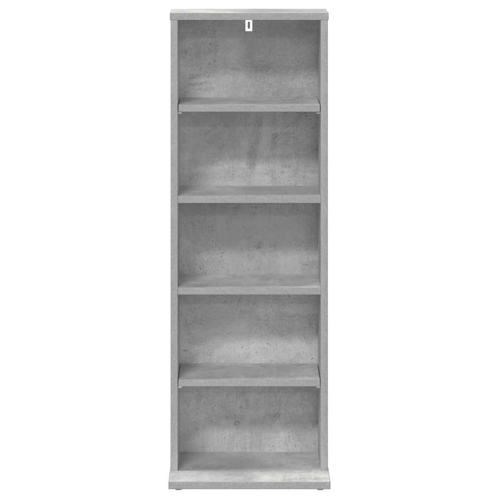 Dulap pentru CD-uri Gri Beton 33 x 23,5 x 97,5 cm WALTI