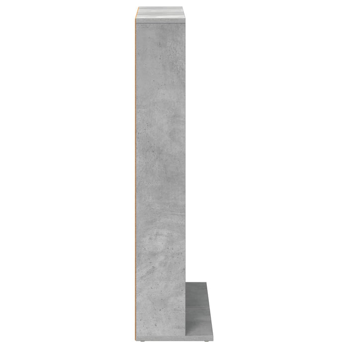 Dulap pentru CD-uri 2 buc. Gri Beton 33 x 23,5 x 97,5 cm - WALTI WALTI