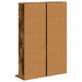 Dulap pentru CD-uri 2 buc. Stejar fumuriu 33 x 23,5 x 97,5 cm - WALTI WALTI