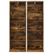 Dulap pentru CD-uri 2 buc. Stejar fumuriu 33 x 23,5 x 97,5 cm - WALTI WALTI