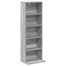 Dulap pentru CD-uri Sonoma gri 33 x 23,5 x 97,5 cm - WALTI WALTI