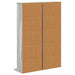 Dulap pentru CD-uri 2 buc. Sonoma gri 33 x 23,5 x 97,5 cm - WALTI WALTI