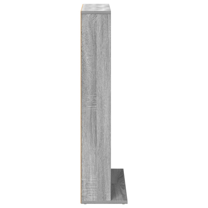 Dulap pentru CD-uri 2 buc. Sonoma gri 33 x 23,5 x 97,5 cm - WALTI WALTI