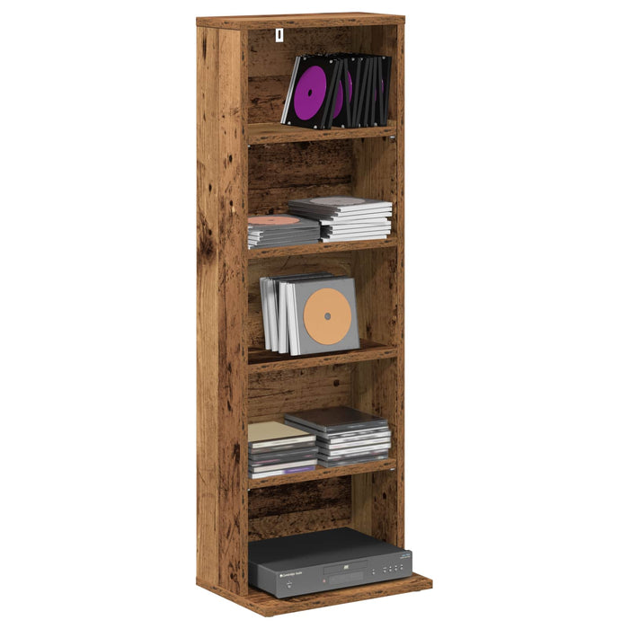 Dulap pentru CD-uri Lemn vechi 33 x 23,5 x 97,5 cm - WALTI WALTI