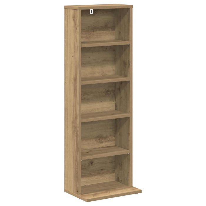 Dulap pentru CD-uri Stejar Artizanal 33 x 23,5 x 97,5 cm WALTI