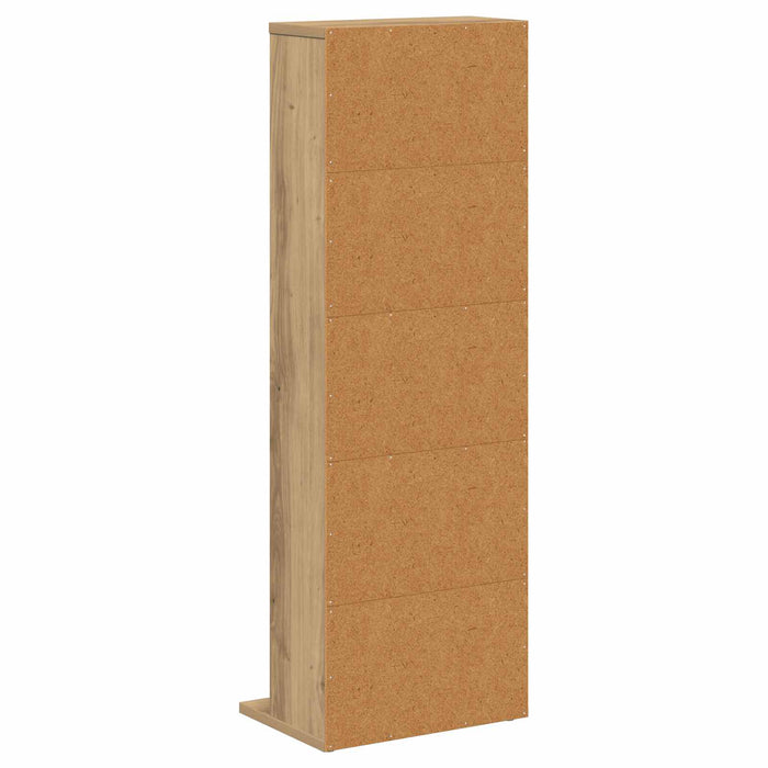 Dulap pentru CD-uri Stejar Artizanal 33 x 23,5 x 97,5 cm WALTI