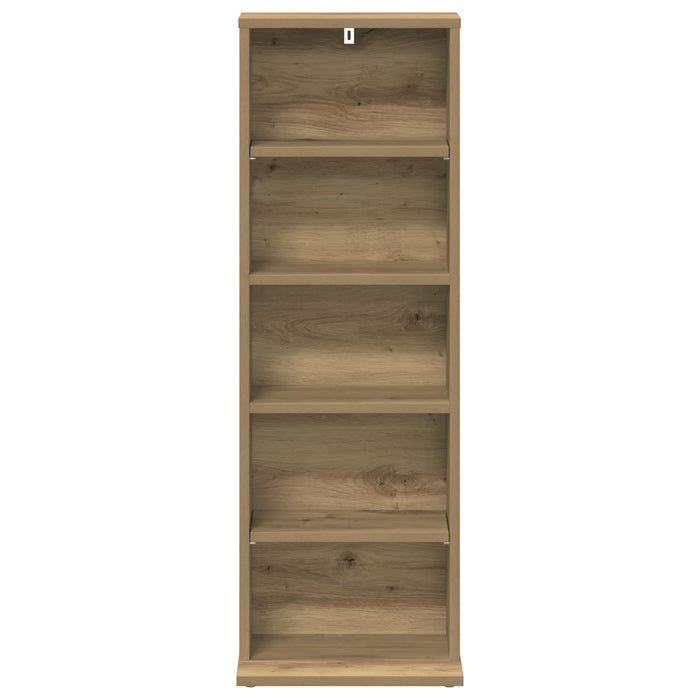 Dulap pentru CD-uri Stejar Artizanal 33 x 23,5 x 97,5 cm WALTI