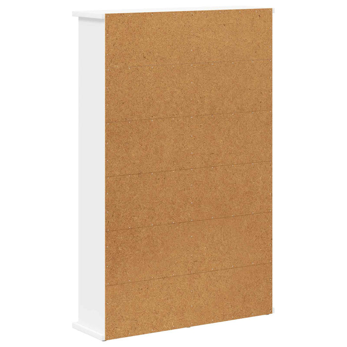 Dulap pentru CD-uri Alb 60 x 17 x 92 cm Lemn prelucrat - WALTI WALTI