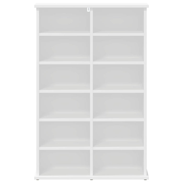 Dulap pentru CD-uri Alb 60 x 17 x 92 cm Lemn prelucrat - WALTI WALTI