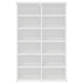 Dulap pentru CD-uri Alb 60 x 17 x 92 cm Lemn prelucrat - WALTI WALTI