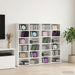Dulap pentru CD-uri 2 buc. Alb 60 x 17 x 92 cm Lemn prelucrat - WALTI WALTI