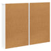 Dulap pentru CD-uri 2 buc. Alb 60 x 17 x 92 cm Lemn prelucrat - WALTI WALTI