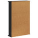 Dulap pentru CD-uri Stejar Negru 60 x 17 x 92 cm Lemn prelucrat - WALTI WALTI