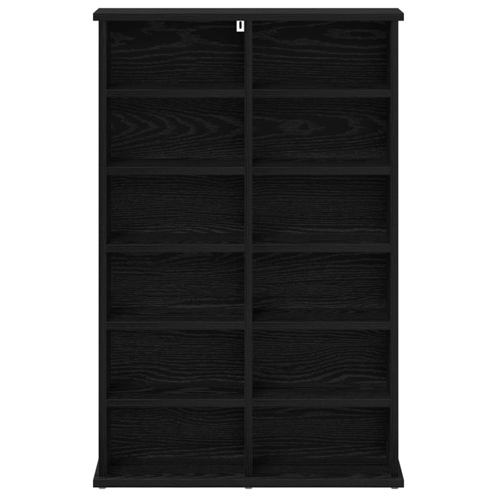 Dulap pentru CD-uri Stejar Negru 60 x 17 x 92 cm Lemn prelucrat - WALTI WALTI