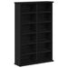 Dulap pentru CD-uri 2 buc. Stejar Negru 60 x 17 x 92 cm - WALTI WALTI