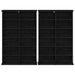 Dulap pentru CD-uri 2 buc. Stejar Negru 60 x 17 x 92 cm - WALTI WALTI