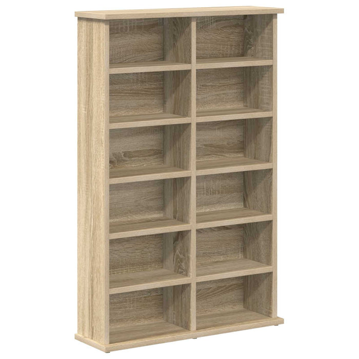 Dulap pentru CD-uri 2 buc. Stejar Sonoma 60 x 17 x 92 cm - WALTI WALTI