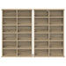 Dulap pentru CD-uri 2 buc. Stejar Sonoma 60 x 17 x 92 cm - WALTI WALTI
