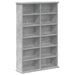 Dulap pentru CD-uri 2 buc. Gri Beton 60 x 17 x 92 cm - WALTI WALTI