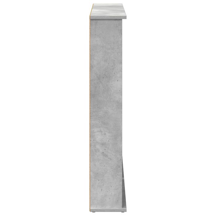 Dulap pentru CD-uri 2 buc. Gri Beton 60 x 17 x 92 cm - WALTI WALTI