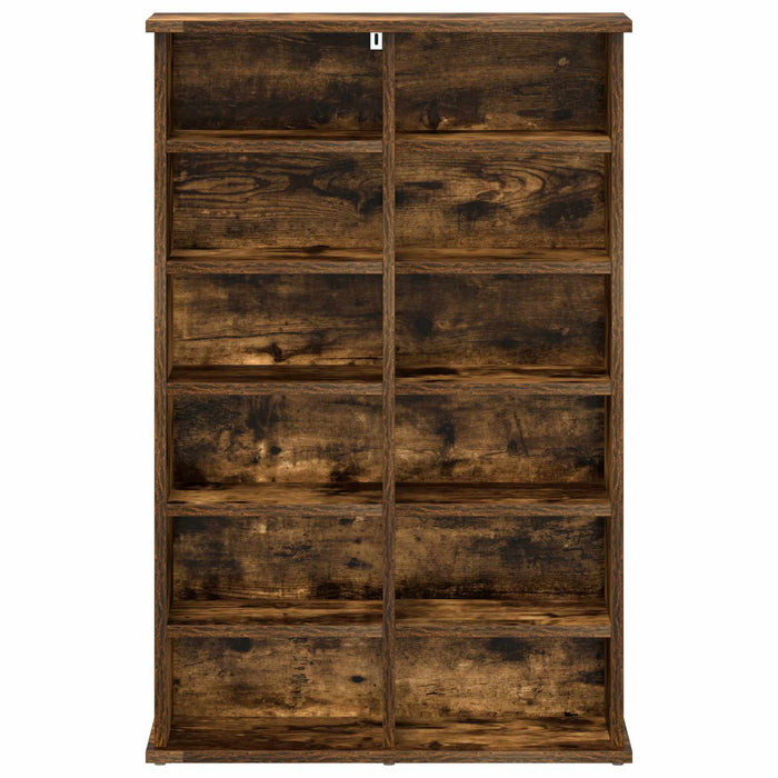 Dulap pentru CD-uri Stejar fumuriu 60 x 17 x 92 cm - WALTI WALTI