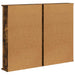 Dulap pentru CD-uri 2 buc. Stejar fumuriu 60 x 17 x 92 cm - WALTI WALTI
