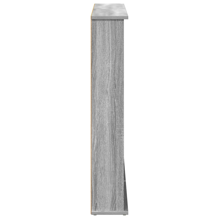 Dulap pentru CD-uri 2 buc. Sonoma gri 60 x 17 x 92 cm - WALTI WALTI