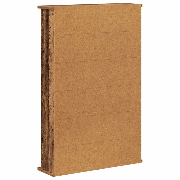 Dulap pentru CD-uri Lemn vechi 60 x 17 x 92 cm Lemn prelucrat - WALTI WALTI