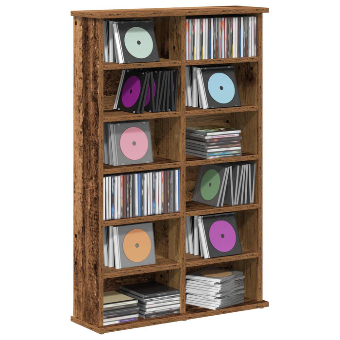 Dulap pentru CD-uri Lemn vechi 60 x 17 x 92 cm Lemn prelucrat - WALTI WALTI