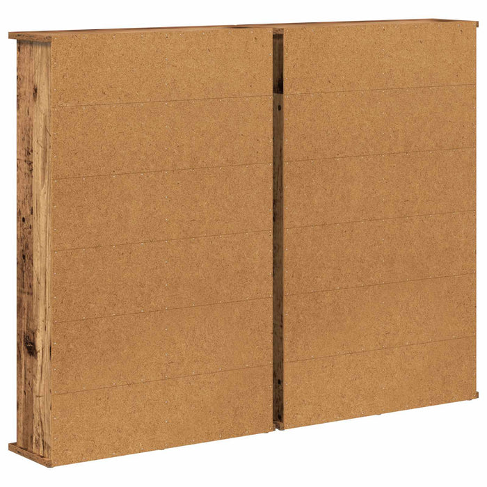 Dulap pentru CD-uri 2 buc. Lemn vechi 60 x 17 x 92 cm - WALTI WALTI