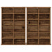 Dulap pentru CD-uri 2 buc. Lemn vechi 60 x 17 x 92 cm - WALTI WALTI