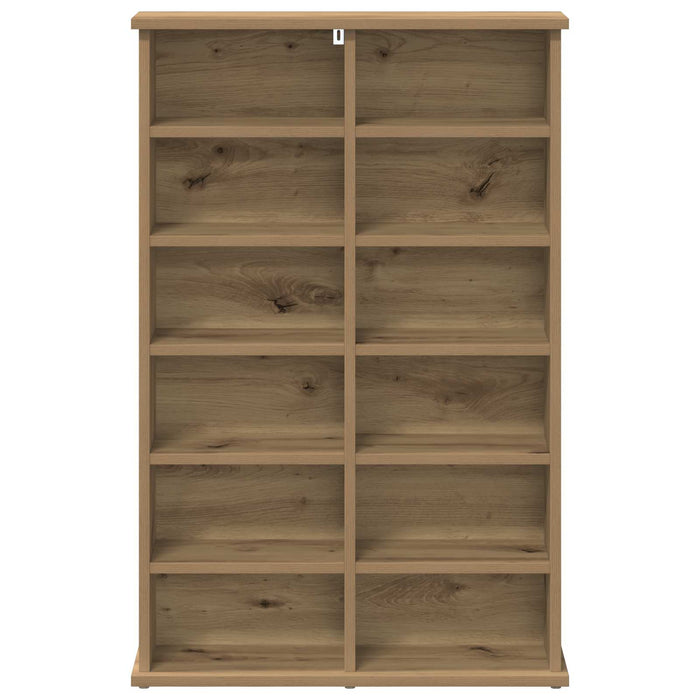 Dulap pentru CD-uri Stejar Artizanal 60 x 17 x 92 cm WALTI