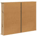 Dulap pentru CD-uri 2 buc. Stejar Artizanal 60 x 17 x 92 cm - WALTI WALTI