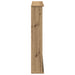 Dulap pentru CD-uri 2 buc. Stejar Artizanal 60 x 17 x 92 cm - WALTI WALTI