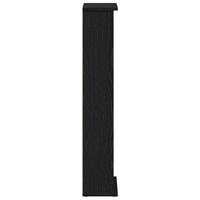 Dulap pentru CD-uri Stejar Negru 60 x 17 x 92 cm Lemn prelucrat WALTI