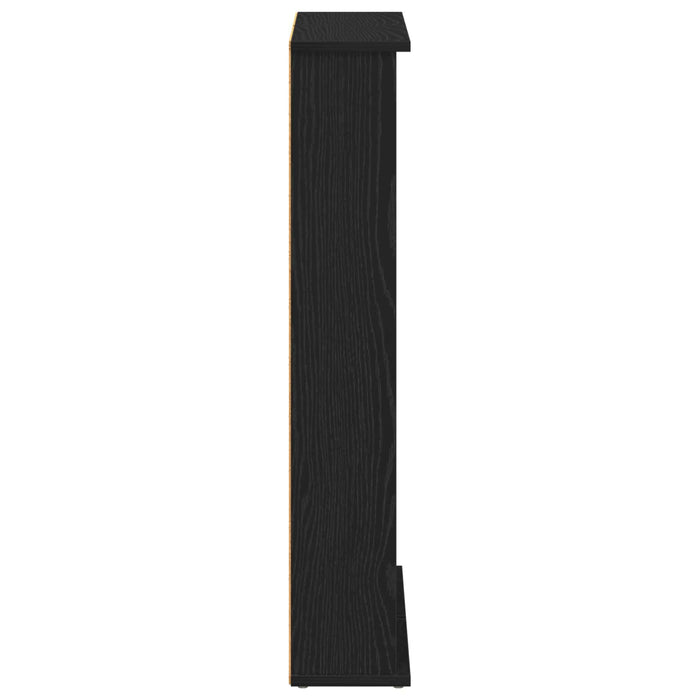 Dulap pentru CD-uri 2 buc. Stejar Negru 60 x 17 x 92 cm WALTI