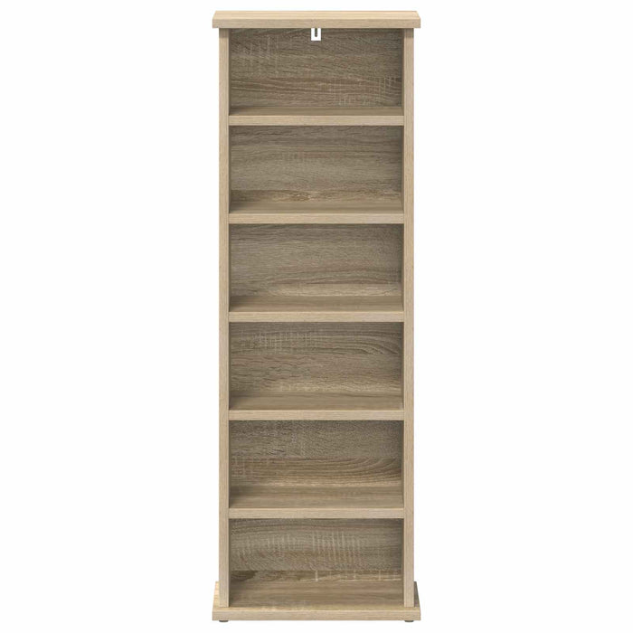 Dulap pentru CD-uri Stejar Sonoma 60 x 17 x 92 cm WALTI