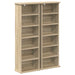 Dulap pentru CD-uri 2 buc. Stejar Sonoma 60 x 17 x 92 cm - WALTI WALTI