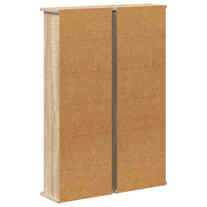 Dulap pentru CD-uri 2 buc. Stejar Sonoma 60 x 17 x 92 cm - WALTI WALTI