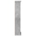 Dulap pentru CD-uri Gri Beton 60 x 17 x 92 cm Lemn prelucrat - WALTI WALTI