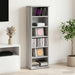 Dulap pentru CD-uri Sonoma gri 60 x 17 x 92 cm Lemn prelucrat - WALTI WALTI