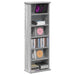 Dulap pentru CD-uri Sonoma gri 60 x 17 x 92 cm Lemn prelucrat - WALTI WALTI