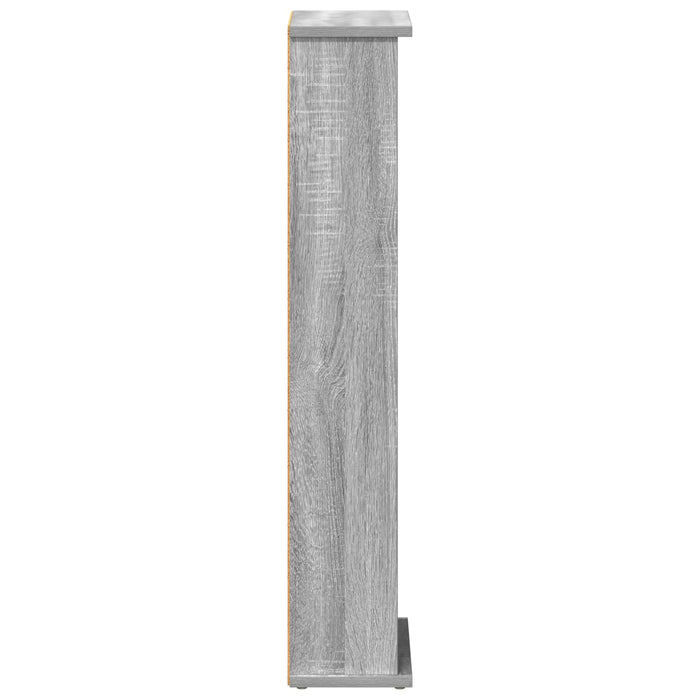 Dulap pentru CD-uri Sonoma gri 60 x 17 x 92 cm Lemn prelucrat - WALTI WALTI