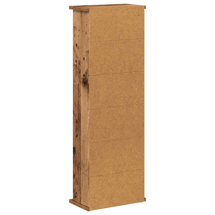 Dulap pentru CD-uri Lemn vechi 60 x 17 x 92 cm Lemn prelucrat - WALTI WALTI