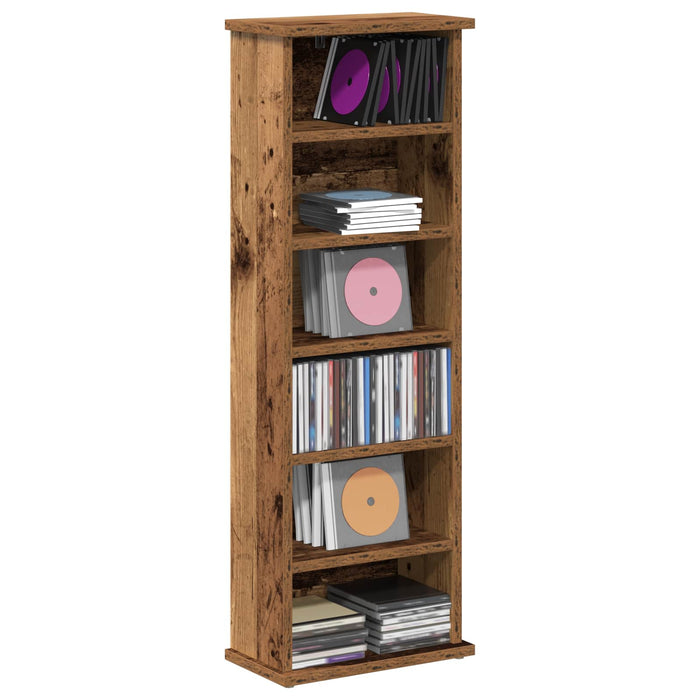 Dulap pentru CD-uri Lemn vechi 60 x 17 x 92 cm Lemn prelucrat - WALTI WALTI