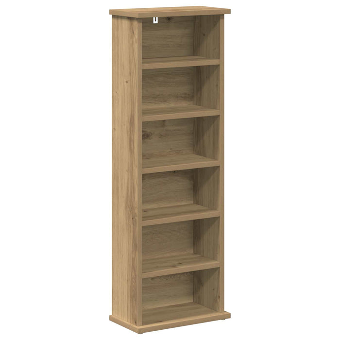 Dulap pentru CD-uri Stejar Artizanal 60 x 17 x 92 cm WALTI