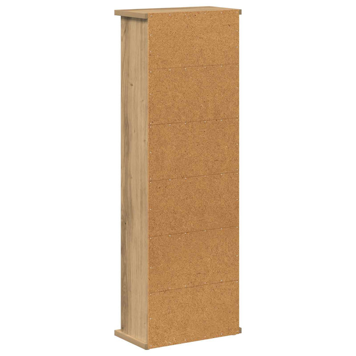 Dulap pentru CD-uri Stejar Artizanal 60 x 17 x 92 cm WALTI